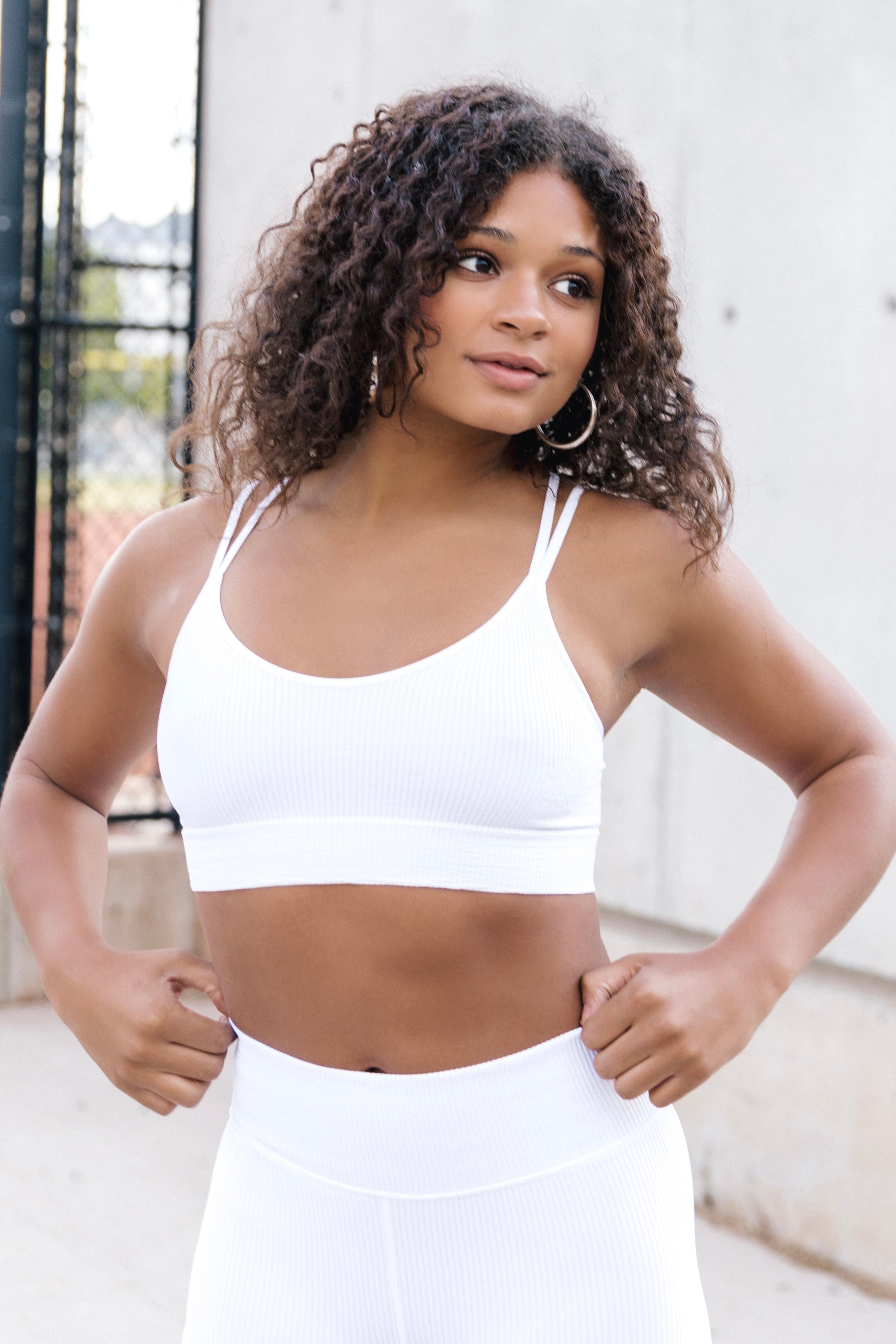 Bliss Bralette - Alabaster | Tiger Friday Dancewear – TigerFriday