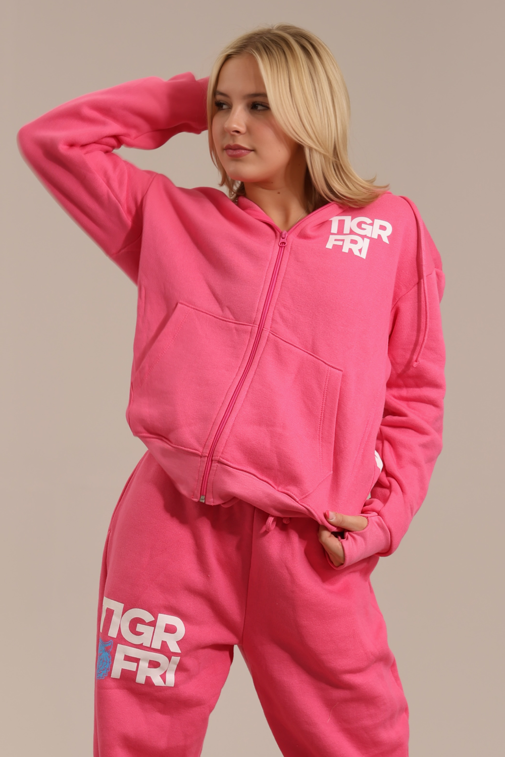 (pre)Loved TIGR Hoodie - Cotton Candy - FINAL SALE