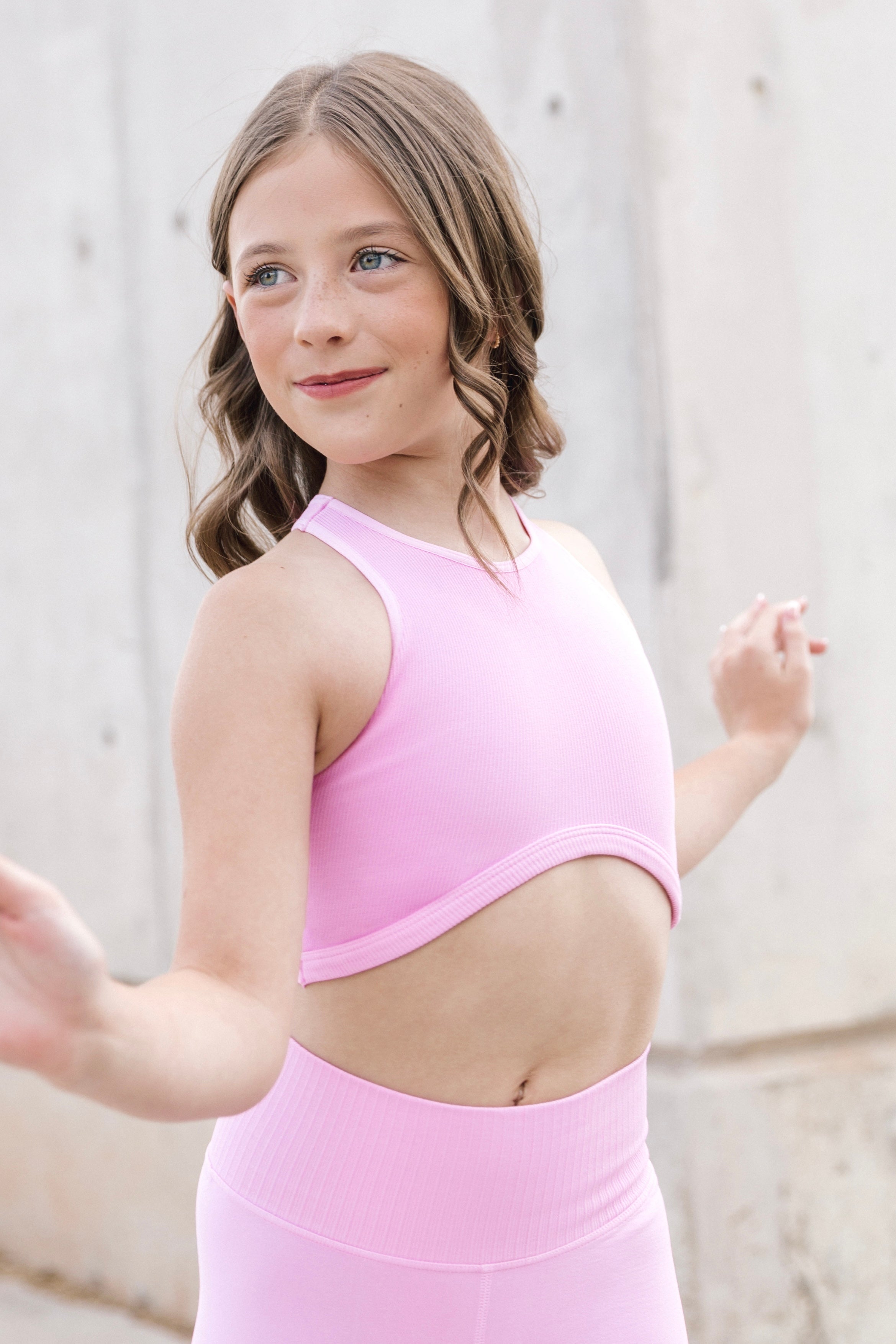 Symphony Crop - Rosebud | Tiger Friday Dancewear – TigerFriday