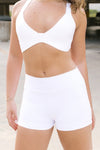 Premiere Boy Shorts - White