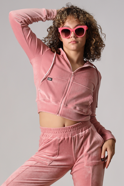 Luxe Fitted Hoodie - Rosé | Tiger Friday Dancewear – TigerFriday Luxe Fitted Hoodie - Rosé | Tiger Friday Dancewear – TigerFriday