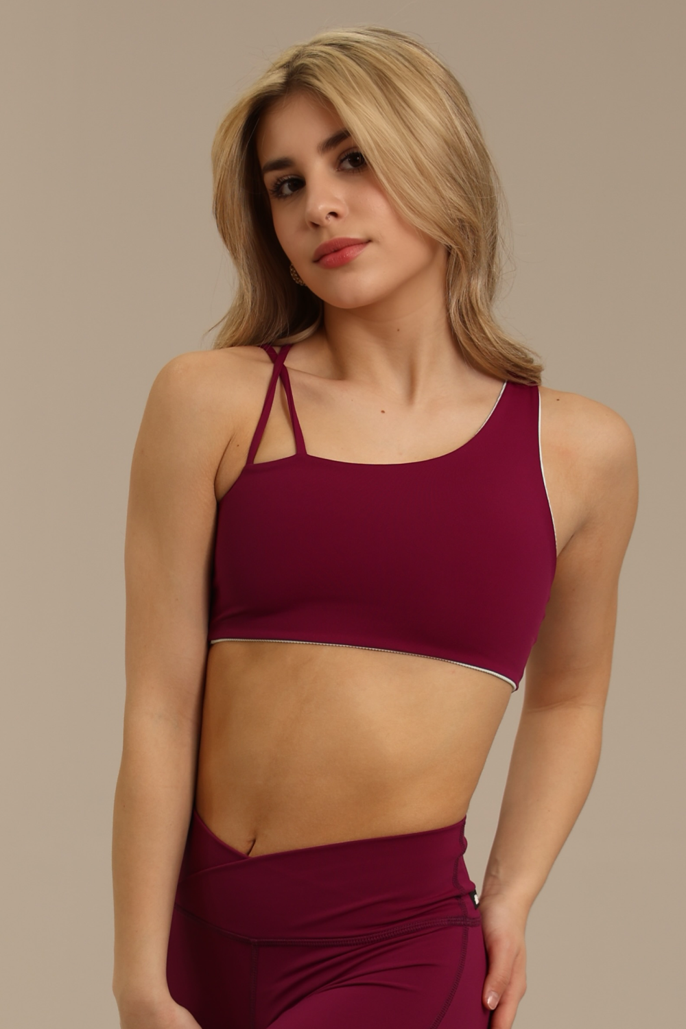 May Reversible Ribbed Crop - Wisteria - FINAL SALE