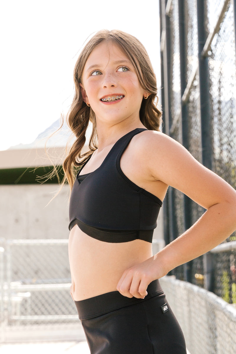 Bells Crop - Black