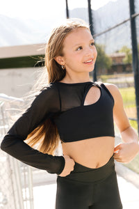 Impression Crop - Black