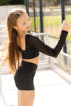 Impression Crop - Black