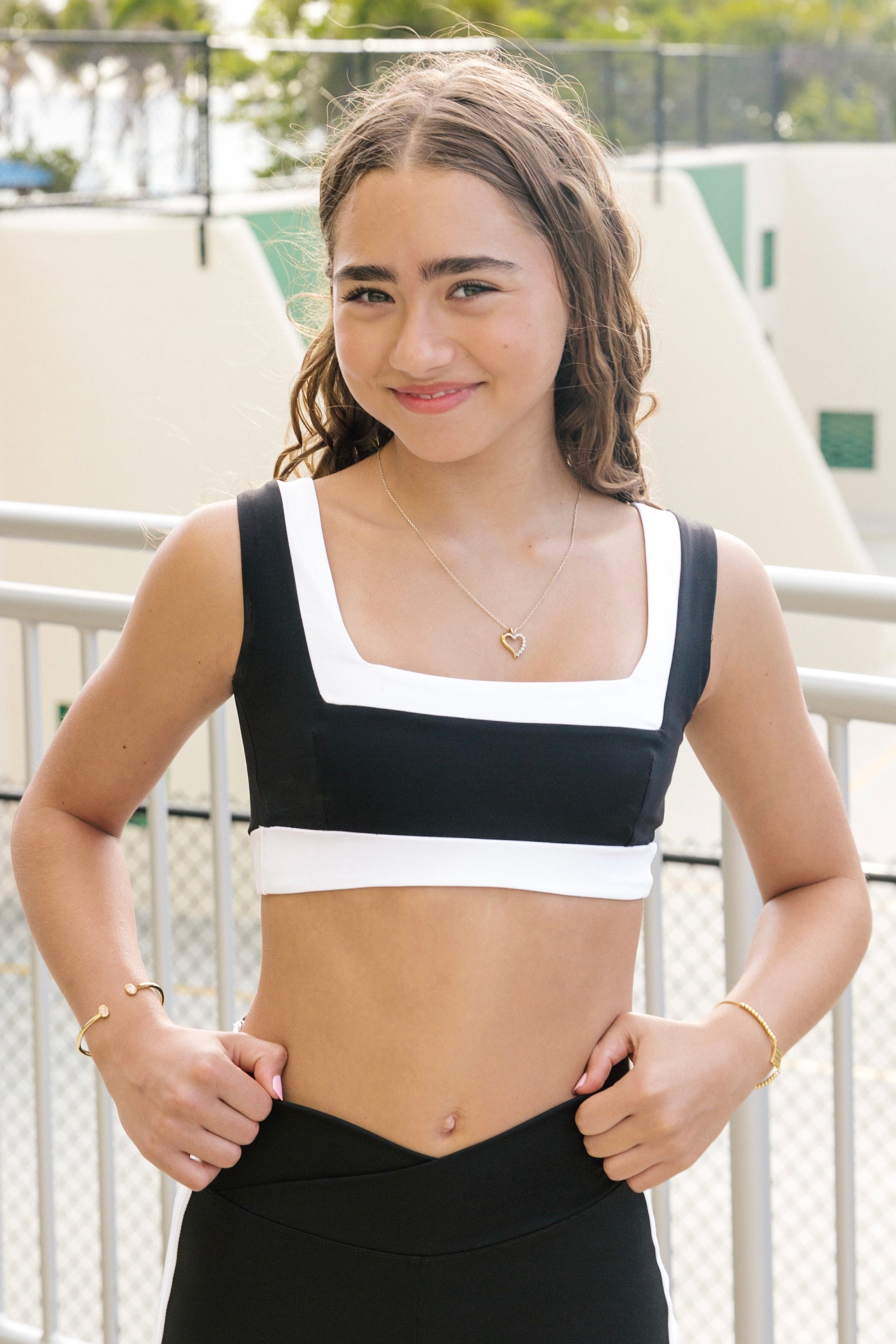 Joy Reversible Crop Top - Tux