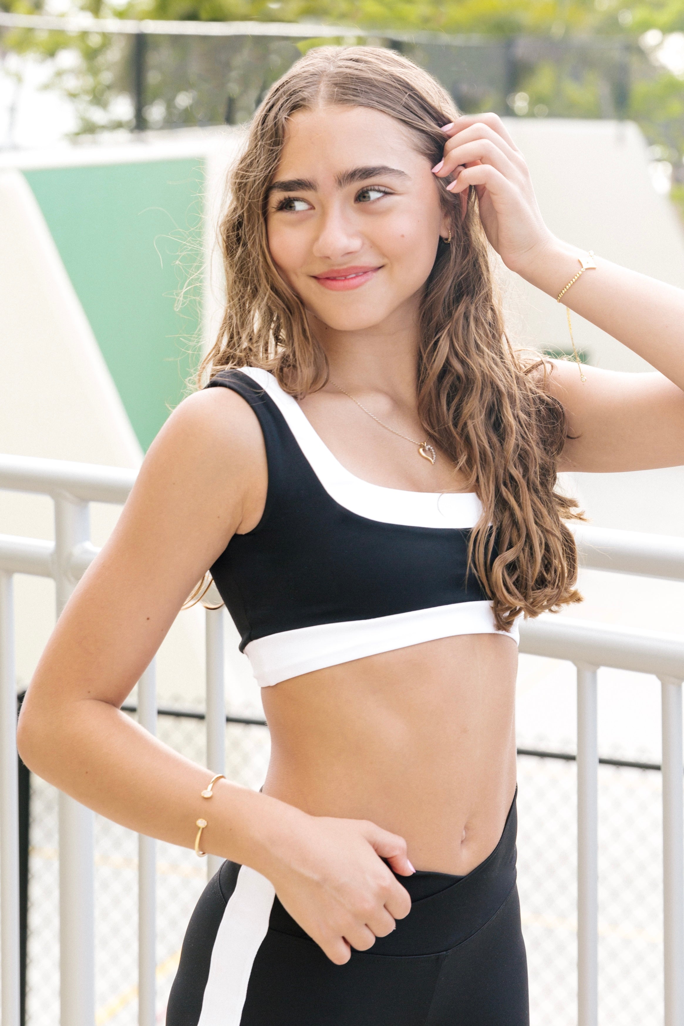 Joy Reversible Crop Top - Tux