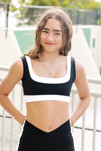 Joy Reversible Crop Top - Tux