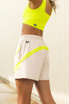 Selen Athletic Shorts - Lemongrass