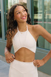 Evoke Crop Top - Alabaster