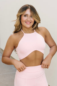 Evoke Crop Top - Peony