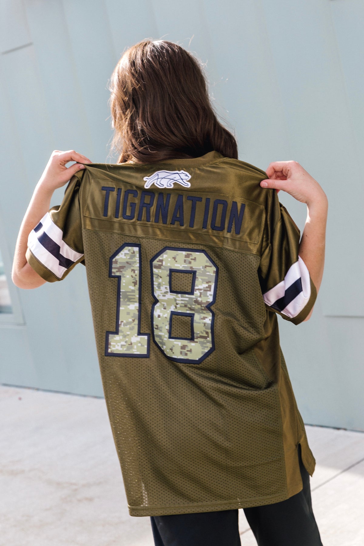 TF Football Jersey - Olive Camo