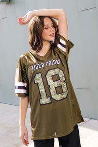 TF Football Jersey - Olive Camo