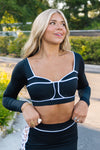 La Rêve Long Sleeve Crop - 8 Ball