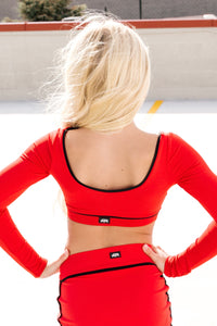 La Rêve Long Sleeve Crop - Diablo