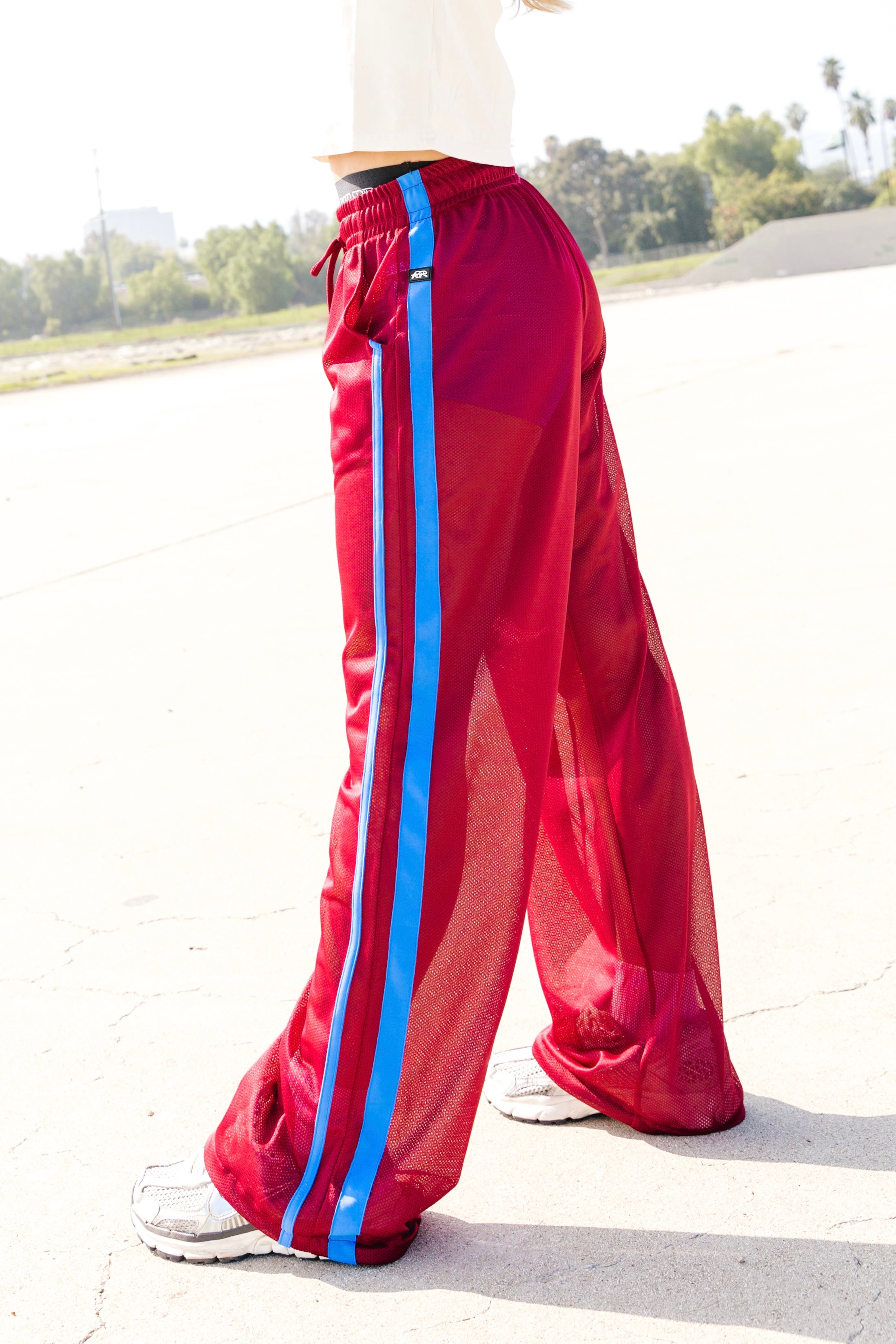 Baller Mesh Jogger - Boysenberry