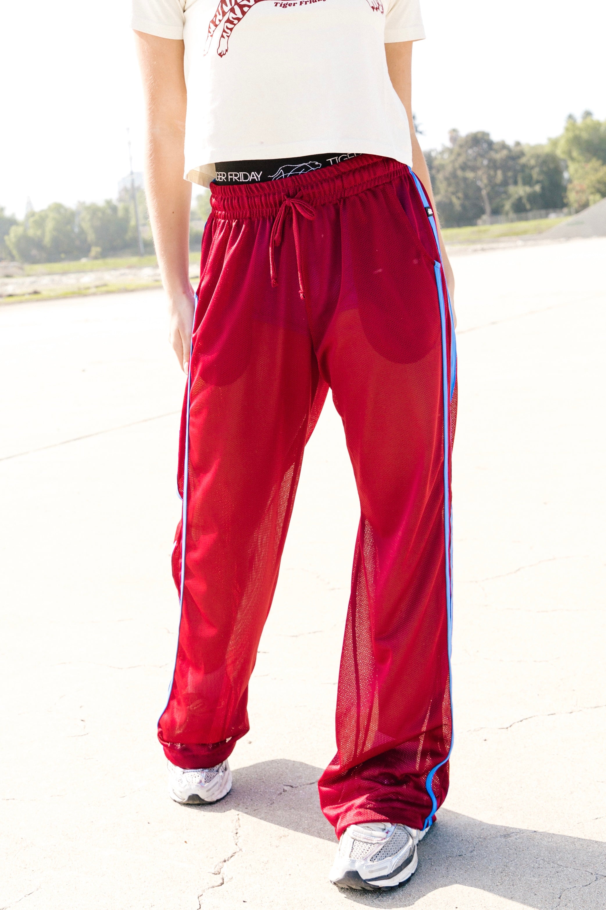 Baller Mesh Jogger - Boysenberry