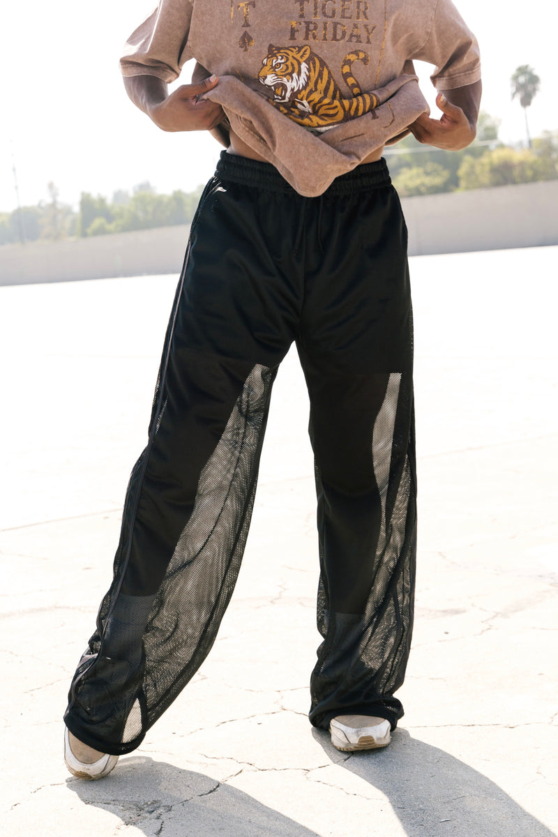 Baller Mesh Jogger - Black