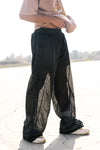 Baller Mesh Jogger - Black