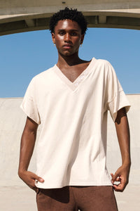 Montana Oversized Tee - Ecru