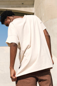 Montana Oversized Tee - Ecru