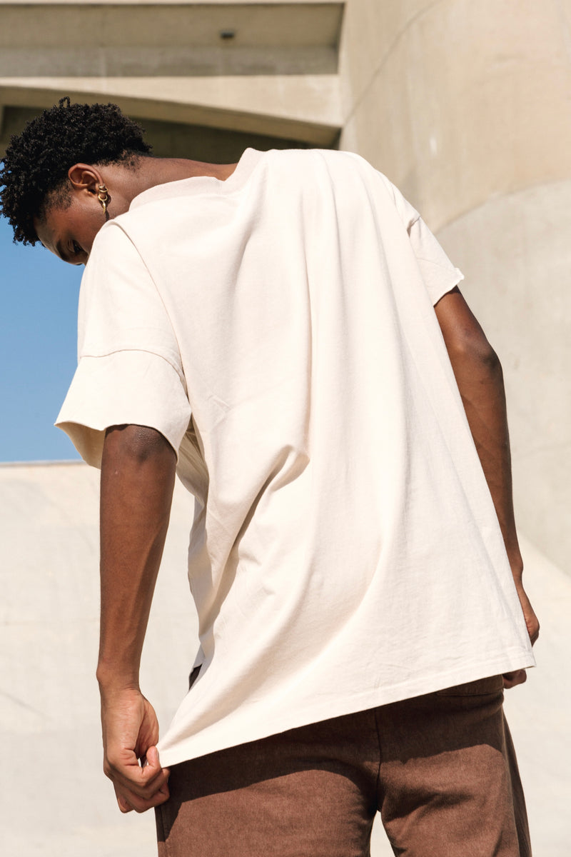 Montana Oversized Tee - Ecru