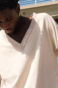 Montana Oversized Tee - Ecru