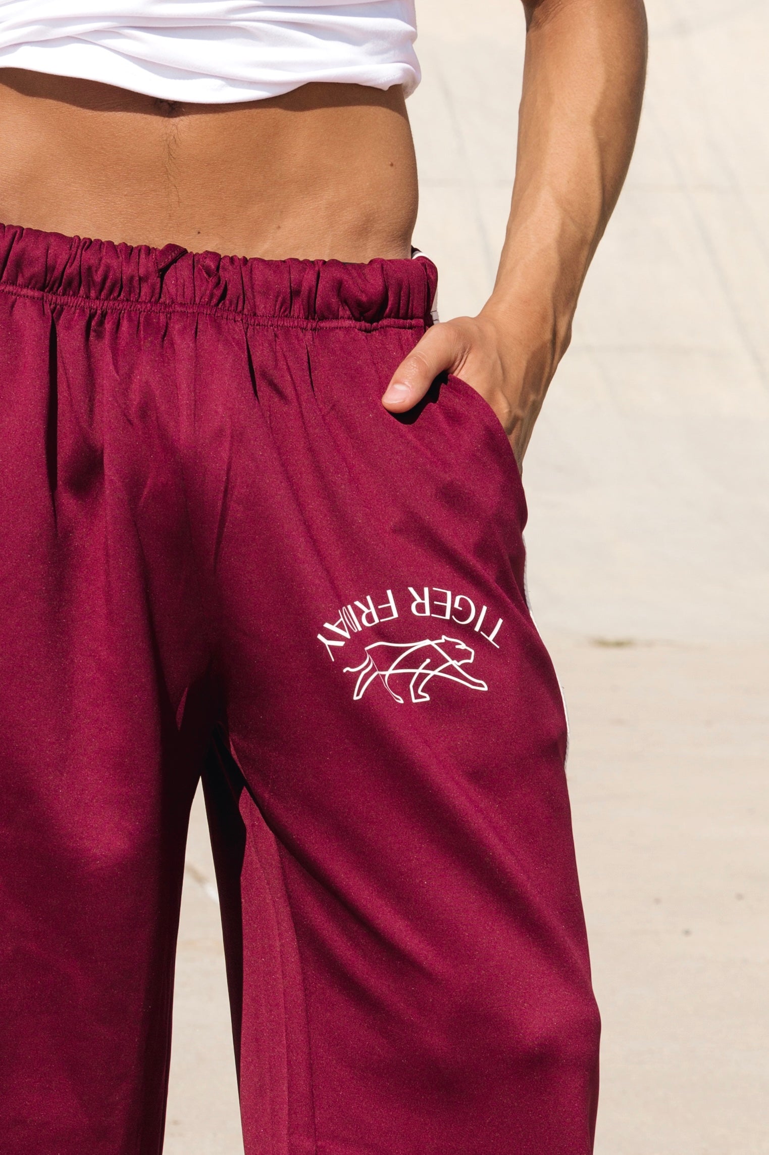 Rockport Track Pants - Maroon