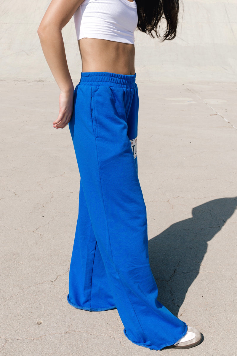 Route 66 Sweatpants - Blue