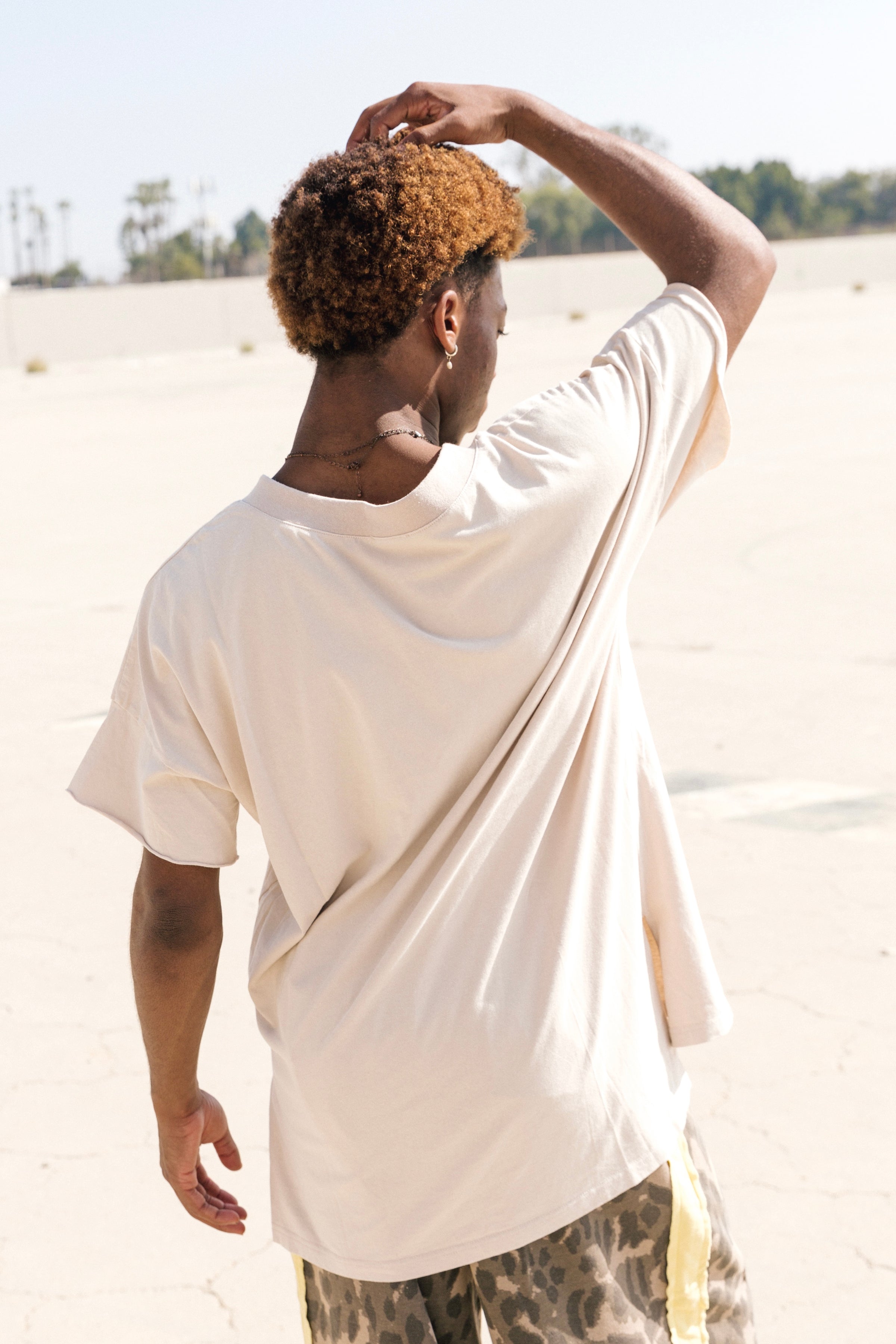 Montana Oversized Tee - Ecru