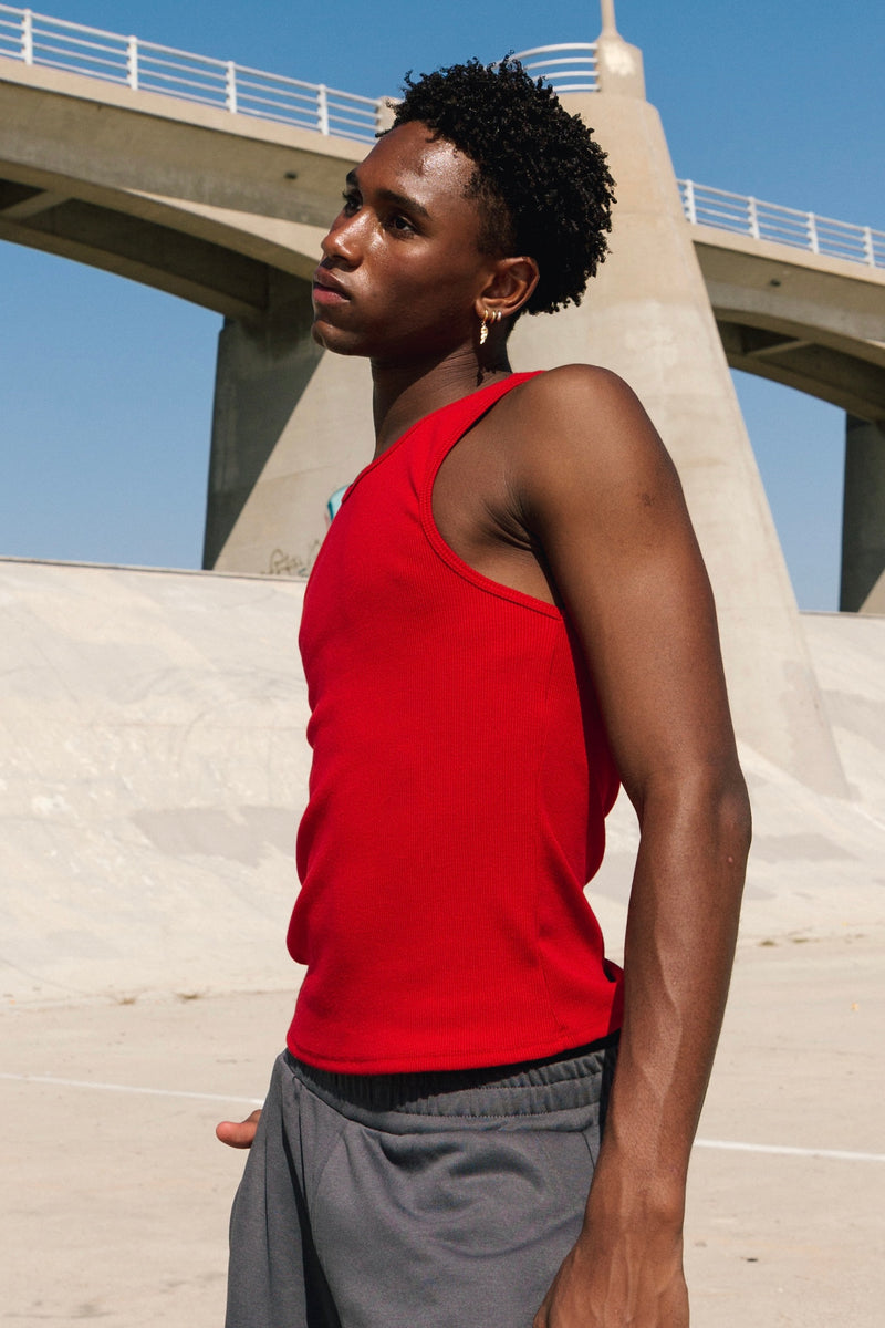 Boyfriend Tank 2.0 - Cherry