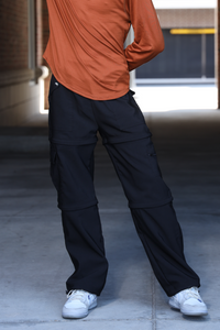 (pre)Loved Convertible Recruit Cargo Pants - Black Pepper - FINAL SALE