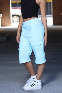 (pre)Loved Convertible Recruit Cargo Pants - Robin's Egg - FINAL SALE
