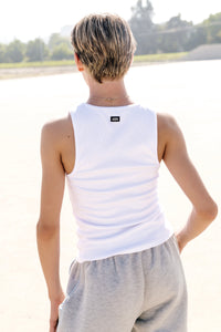 Boyfriend Tank 2.0 - White