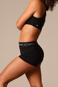 (pre)Loved TF Sport Logo Shorts - Black - FINAL SALE