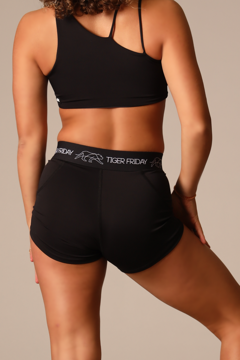 TF Sport Logo Shorts - Black