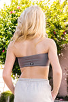 Bandeau Top - Pewter