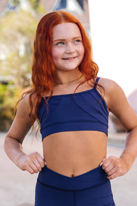 Ambition Crop - Navy