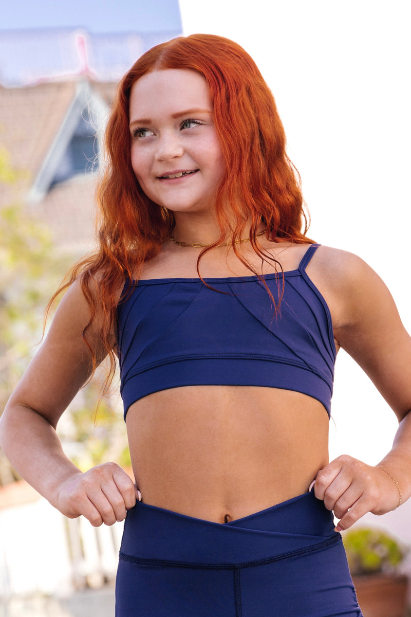 Ambition Crop - Navy