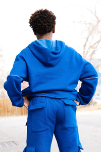 Elite Oversized Hoodie - Royal