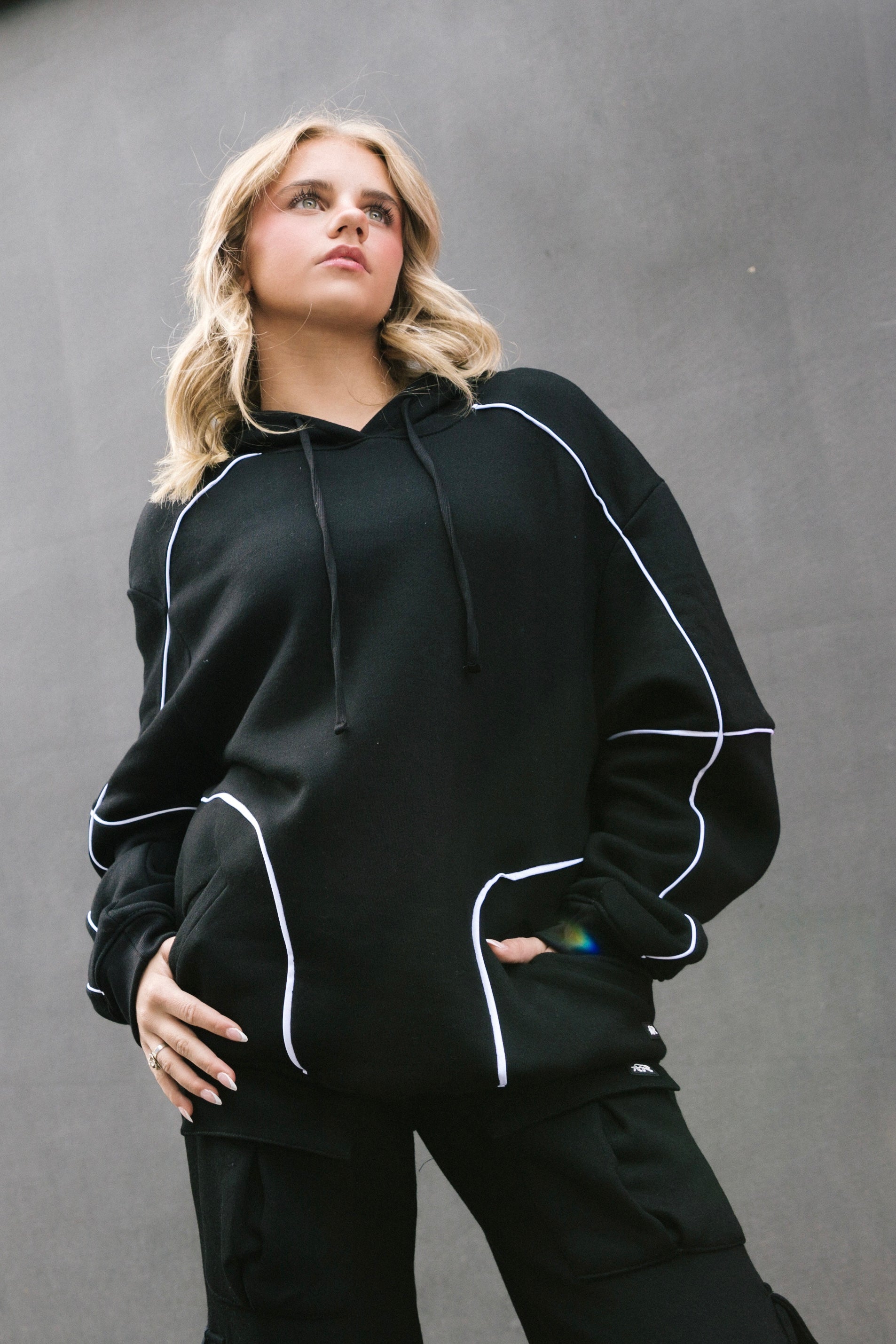 Elite Oversized Hoodie - Black