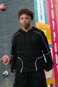 Elite Oversized Hoodie - Black