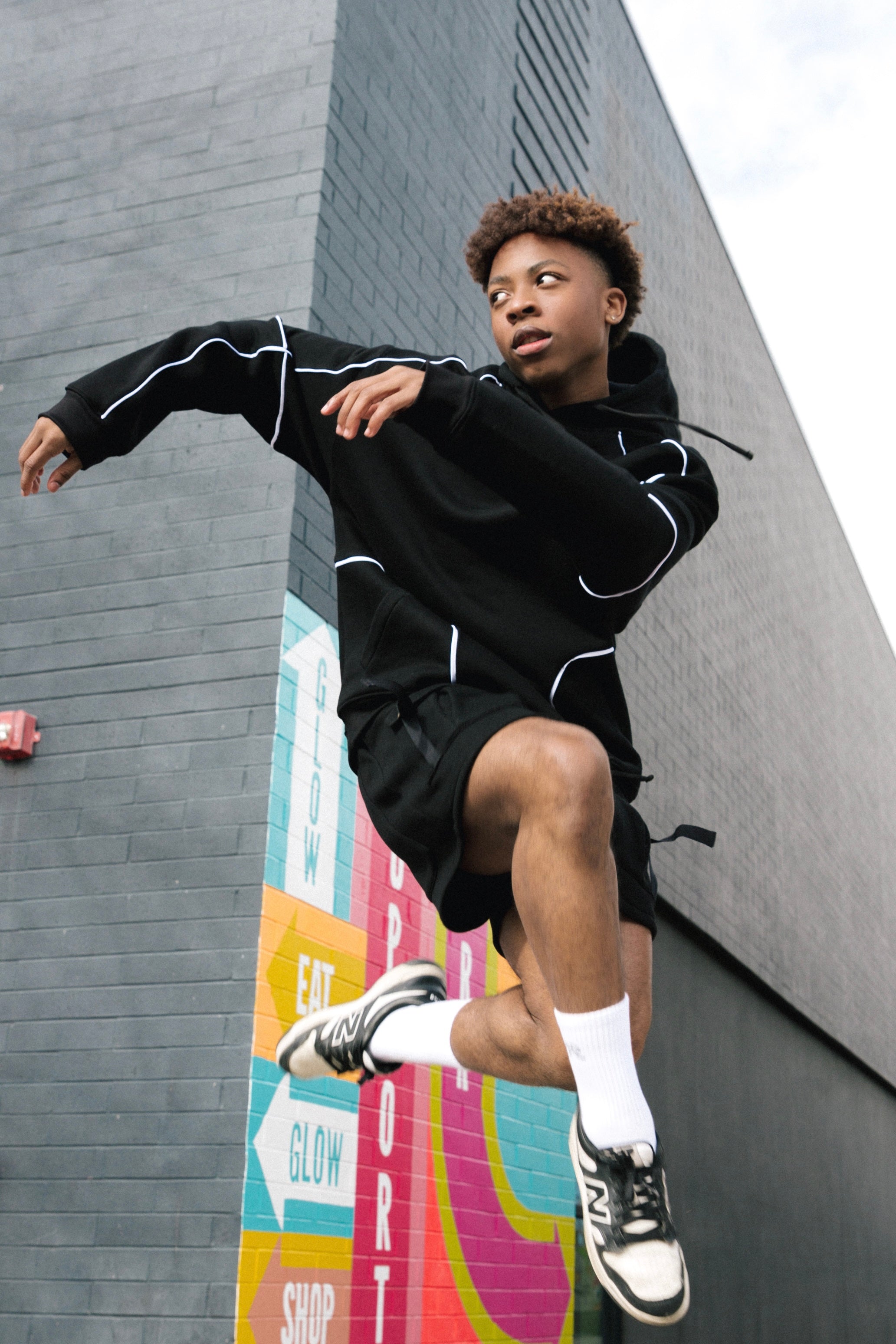 Elite Oversized Hoodie - Black