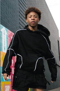 Elite Oversized Hoodie - Black