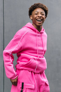 Elite Oversized Hoodie - Bubblegum - FINAL SALE