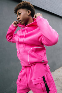Elite Oversized Hoodie - Bubblegum - FINAL SALE