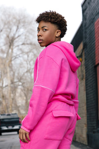 Elite Oversized Hoodie - Bubblegum - FINAL SALE