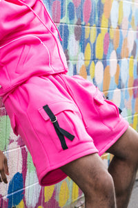 Elite Cargo Shorts - Bubblegum - FINAL SALE
