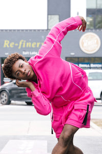 Elite Oversized Hoodie - Bubblegum - FINAL SALE