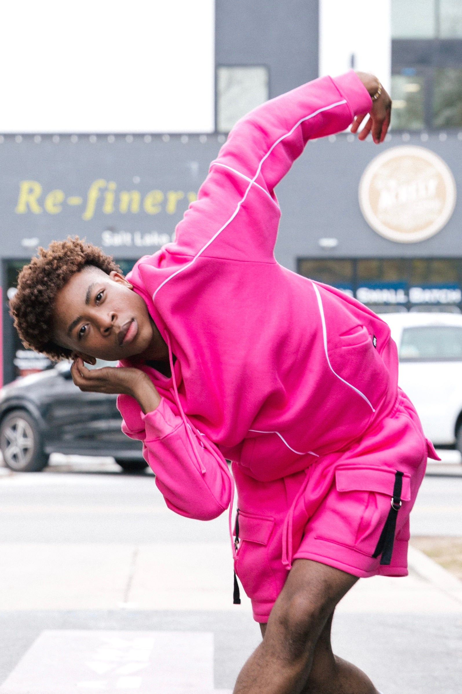 Elite Oversized Hoodie - Bubblegum - FINAL SALE